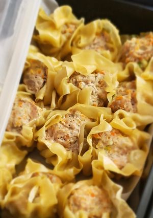 A picture of Filipino Street Style Pork Siomai (SHO-my).