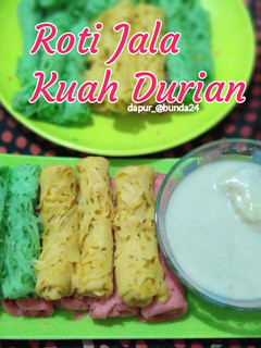 Foto resep Roti Jala Kuah durian