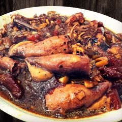A picture of Sprite Adobong Pusit.