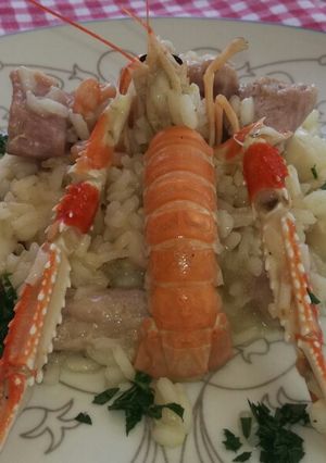 Foto di Risotto a spasso con tonno e scampo