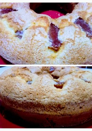 Una foto de Budín azucarado de membrillo