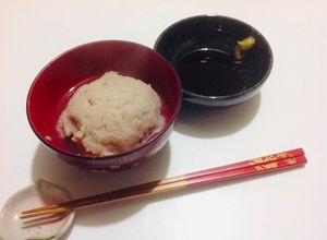 Una foto de Polenta Japonés de Harina de trigo sarraceno sobagaqui🇺🇾🇯🇵蕎麦がき