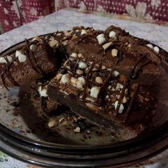 A picture of 3 ingredient brownies.