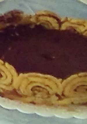 Una foto de Chocolate & orange pie
