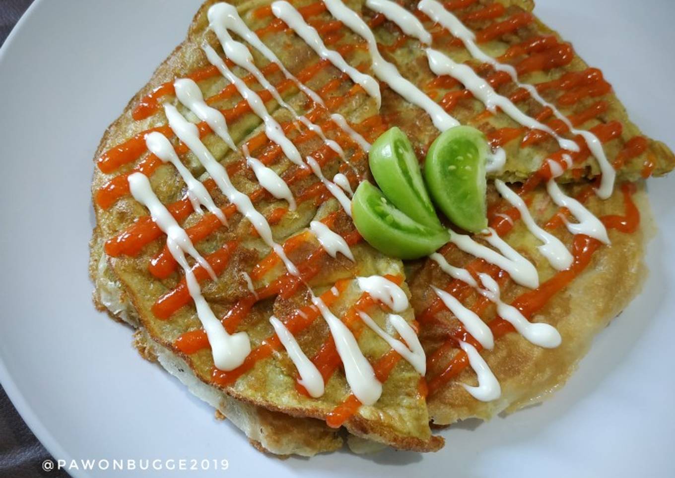 Martabak Telor Kulit Lumpia ala Abang Pasar Malam - resep kuliner nusantara
