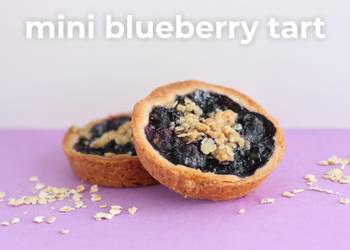 Ultimate Prepare Recipe Mini Blueberry Tart using muffin tin Delicious Steady