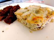 Una foto de budín de lino