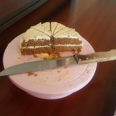 A picture of Carrot cake #author marathon.