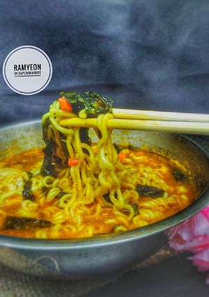 Foto resep Ramyeon ala drama korea