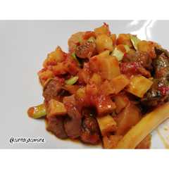 A picture of Sambal Goreng Hati Ampela.