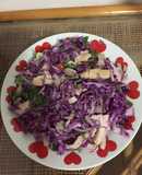 Nộm gà cải tím