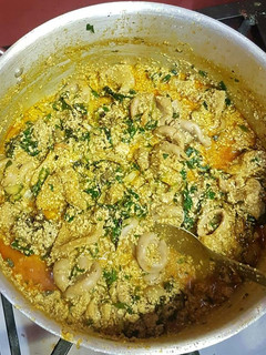 A picture of Egusi soup.