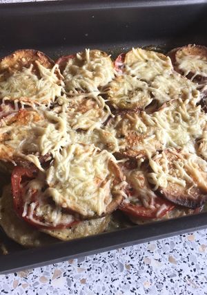 Foto principal de Berenjenas con tomate al horno