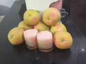 A picture of grapefruit peels