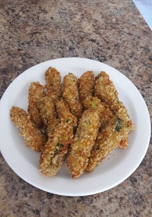 A picture of Fried Zucchini.