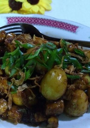 Foto resep Telur puyuh tempe kecap