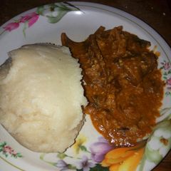 A picture of Beans soup and Semolina.