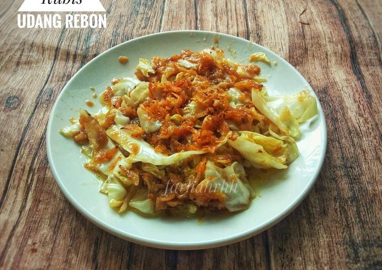 Cara Gampang Menyajikan Tumis Kol Udang Rebon, Enak Banget