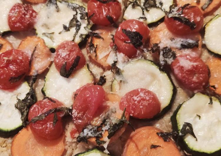 馃尯 Tarte r么tie aux l茅gumes, base houmous