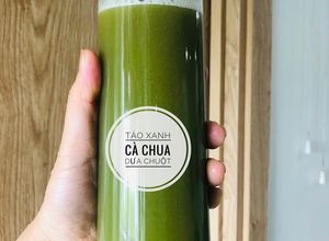 Hình của món Nước ép táo xanh-cà chua-dưa chuột.