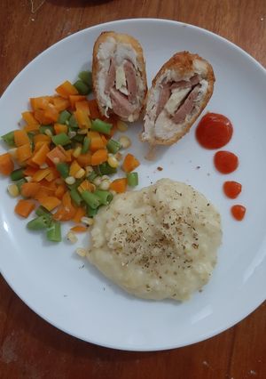 Foto resep Chicken cordon bleu
