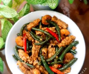 Resep Mudah Tumis kacang panjang tempe Enak Sempurna