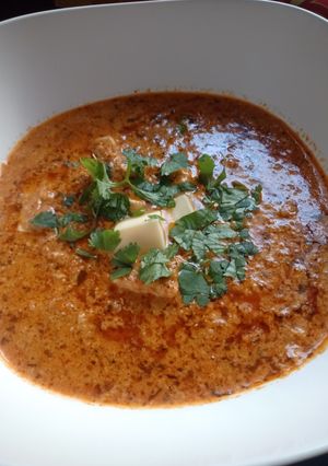 A picture of Buttery Shahi paneer.