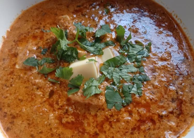 Easiest Way to Prepare Favorite Buttery Shahi paneer