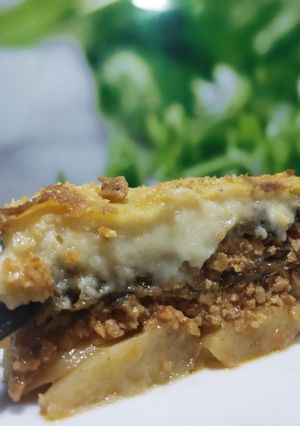 A picture of Vegan Moussaka.