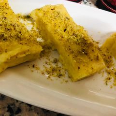 A picture of Khoya burfi.