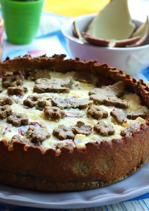 Foto di Crostata con farina di canapa e ricotta di pecora