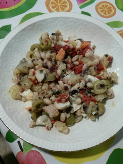 Una foto de Ensalada de alubias