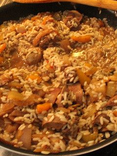 Una foto de Arroz con hígado de pollo