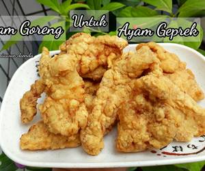 Resep Mudah Ayam goreng untuk ayam geprek Yummy Mantul Resep Mudah Ayam goreng untuk ayam geprek Yummy Mantul