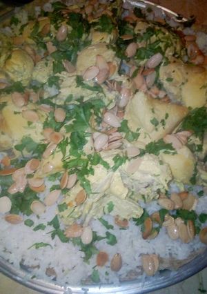 صورة لوصفة منسف