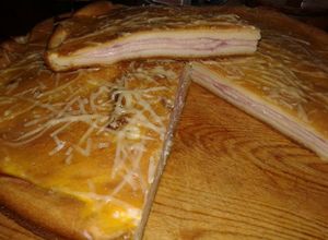 Una foto de Torta de fiambre con masa licuada