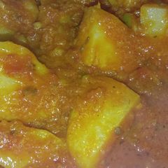 A picture of Potato Sabzi.