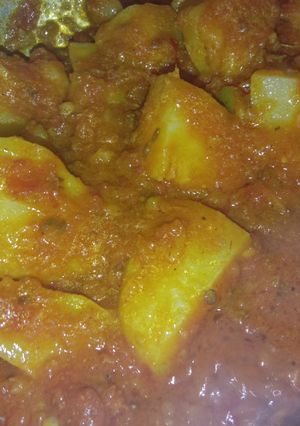 A picture of Potato Sabzi.