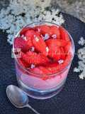 Mousse de fraises à la fleur de sureau