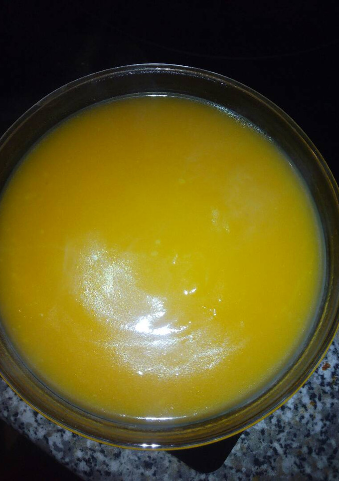 Una foto de Crema de calabaza