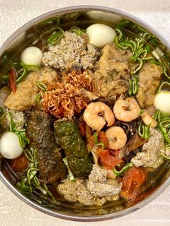Hình của món Bánh đa cua chuẩn vị Hải Phòng.