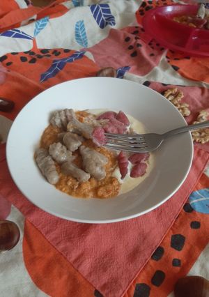 Una foto de Ñoquis de castañas
