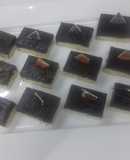 Cuadrados de coco y vainilla