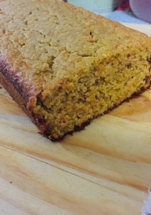 Una foto de Budín de zanahoria y avena