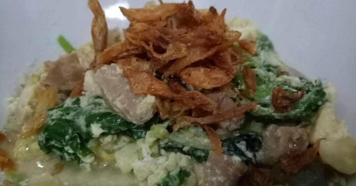 Resep Orak Arik Babawi Bakso Bayam Sawi So Simple Oleh Elga Lokajati