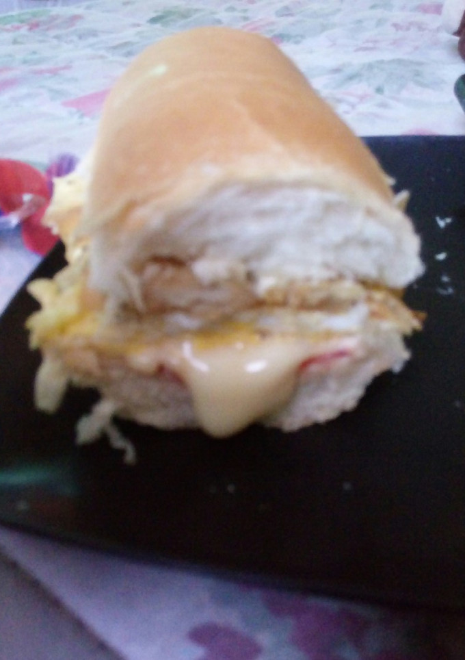 Una foto de Comidita fácil y rápida. Sándwich de mila completito