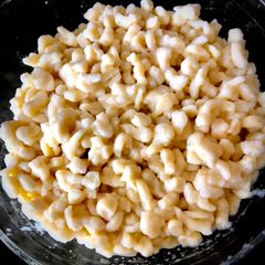 A picture of Hungarian Dumplings (Nokedli).
