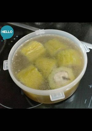 Hình của món Canh mướp đắng nhồi thịt.