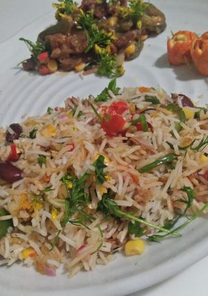 A picture of Vegetables Rice.
