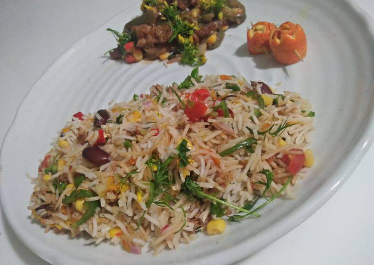 Recipe of Homemade Vegetables Rice